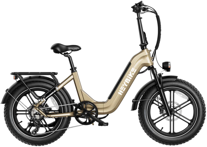 Metallic Sand folding Ranger S Ebike by Heybike