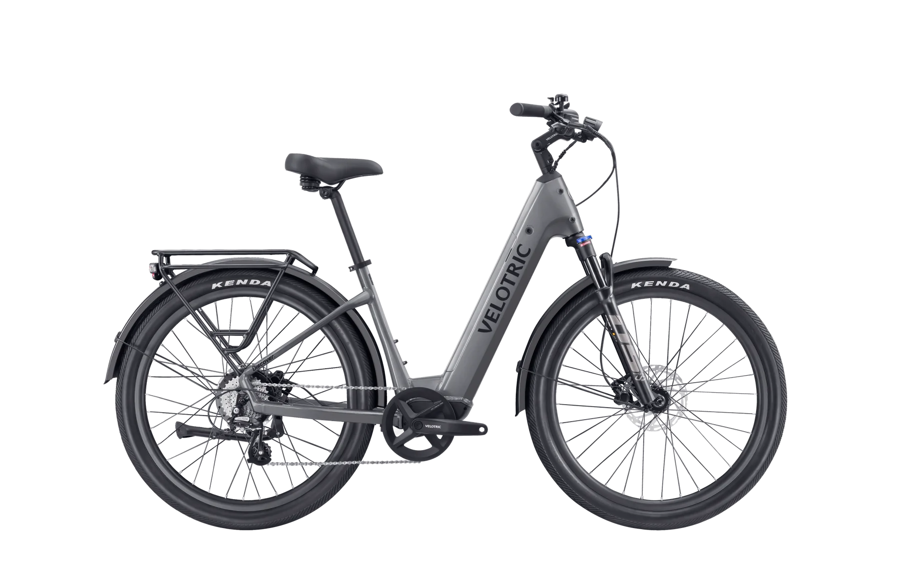 Grey Veloctric Discover 2 from side