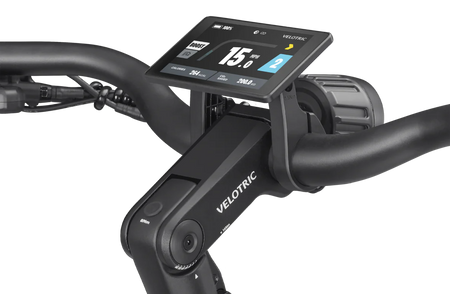 Close up of Velotric Discover 2 display