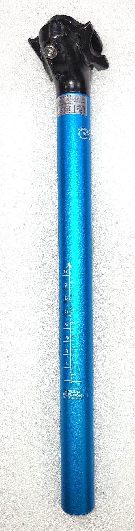 Seat Post Blue  27.2 x 350mm