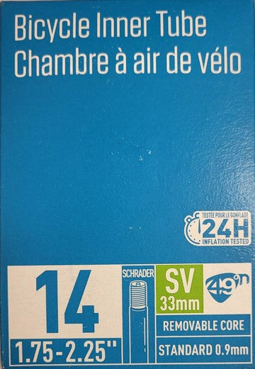 Tube N49 14x1.75-2.25 33mm Schrader