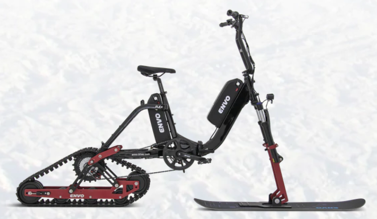 ENVO SnoBike. Folding. Batter-powerd Snowbike.