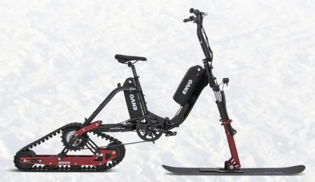 ENVO SnoBike. Folding. Batter-powerd Snowbike.